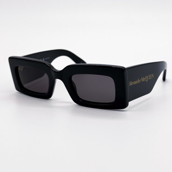 NEW ALEXANDER MCQUEEN SUNGLASSES WOMEN SQUARE ALEXANDER MCQUEEN AM0433S 001 - Picture 5 of 11